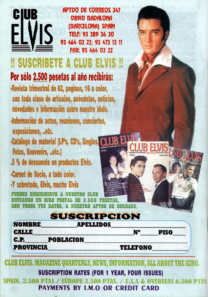 Club Elvis - Flyer